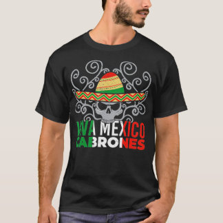 Camiseta Viva Mexico Cabrones Patriota Mexicano Cinco d