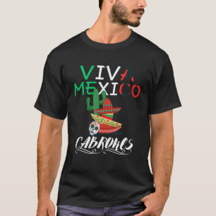 Camiseta Viva México Dia da Independência dos Cabrones Band
