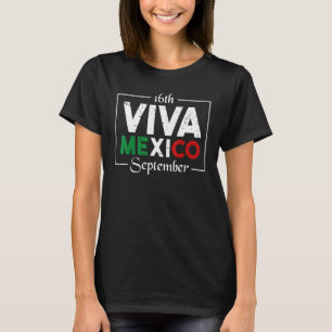 Camiseta Viva México Dia da Independência Mexicana 2022 Mul