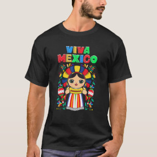Camiseta Viva México dia da independência mexicana Eu amo