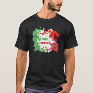Camiseta Viva México dia da independência mexicana Eu amo M