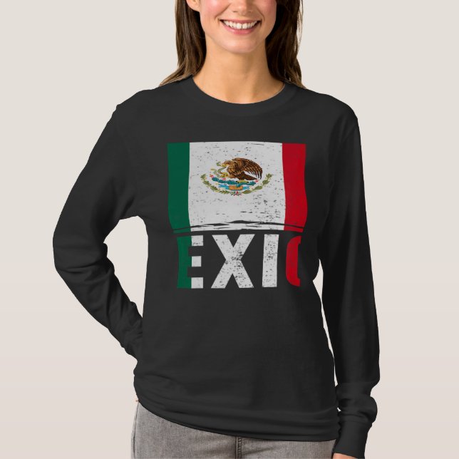 Camiseta viva mexico flag Pride Independence Day 16 Septemb (Frente)