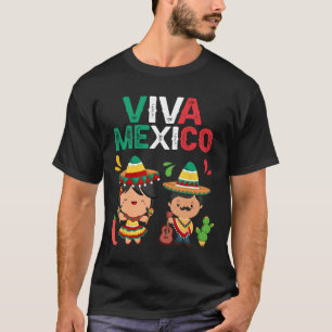 Camiseta Viva México Maracas Violão Bo da Independência Mex