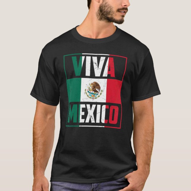 Camiseta Viva Mexico   Mexico Independence Day Decorations (Frente)