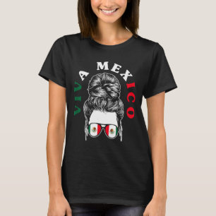 Camiseta Viva México orgulho mexicano bandeira México raíze