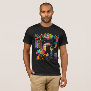 Camiseta Viva Mexico Vibes preto