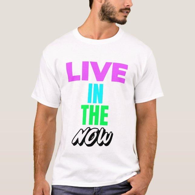Camiseta Viva no agora (Frente)