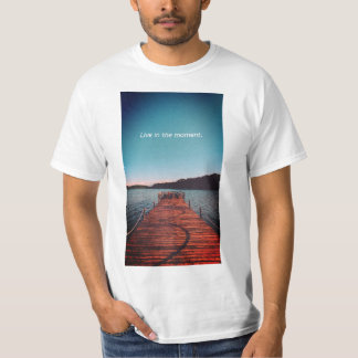 Camiseta Viva no momento - abrace a vida agora"