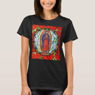 Camiseta Viva Nossa Senhora de Guadalupe Bonito Negro