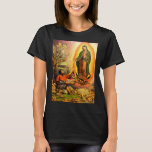 Camiseta Viva Nossa Senhora de Guadalupe Bonito Negro