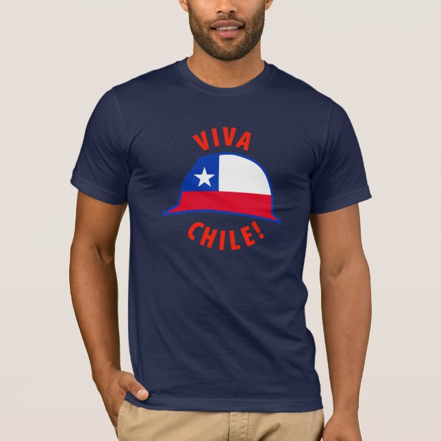 Camiseta Viva o Chile! (Frente)
