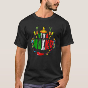 Camiseta Viva o Dia da Independência Mexicana I Love Mexic