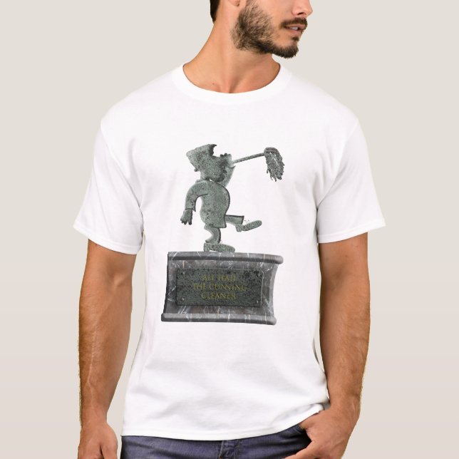 Camiseta “Viva o limpador astuto”  (Frente)
