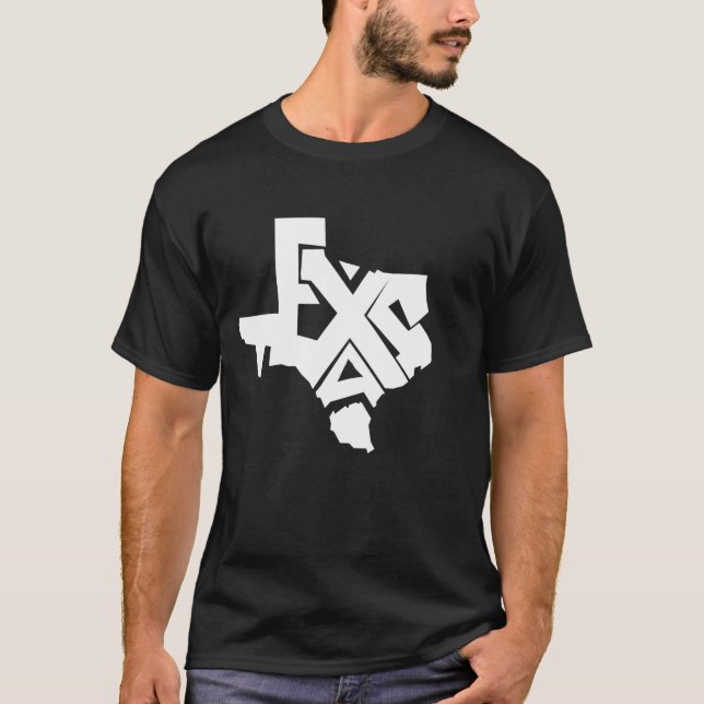 Camiseta Viva o Texas Sem Limites, Amante do Texas, Mapa do (Frente)