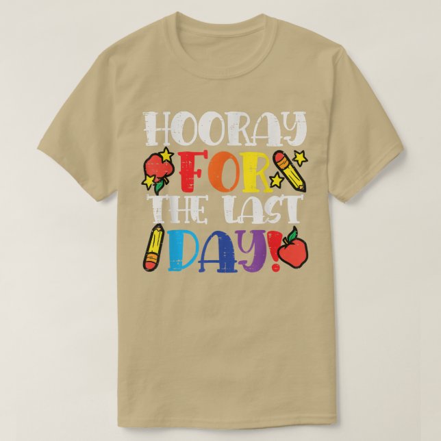 Camiseta Viva O Último Dia De Ensino De Lápis Da Apple (Frente do Design)
