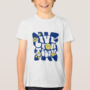 Camiseta Viva Para Crianças De Hoje