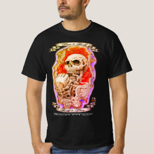 CAMISETA VIVA PARA ROCHA, ROCK PARA VIVER