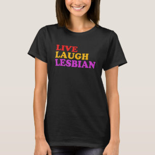 Camiseta Viva Ria Lésbica Divertida Orgulho LGTB Humorístic