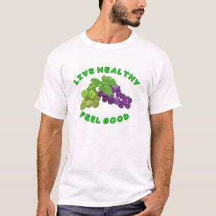 Camiseta Viva Saudável - Sinta-se Bem