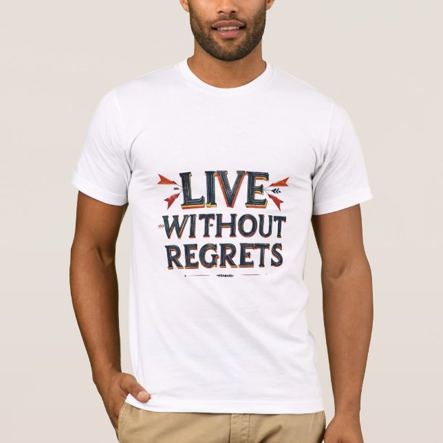 Camiseta Viva sem pesar (Frente)