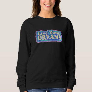 Camiseta Viva Seus Sonhos Citação Inspiradora Vibração Posi