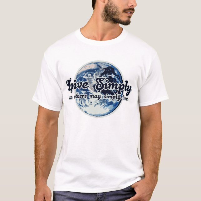 Camiseta Viva simplesmente para que outros simplesmente viv (Frente)