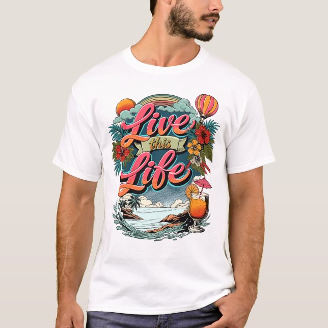 Camiseta Viva sua vida (Frente)