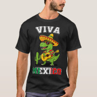 Viva tiranossauro rex crianças sombrero cacto fest