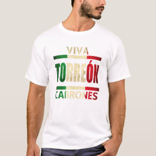 Camiseta Viva Torreon Cabrones México Coahuila Bandeira Mex