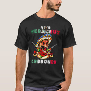 Camiseta Viva Veracruz Cabrones México Dia da Independência