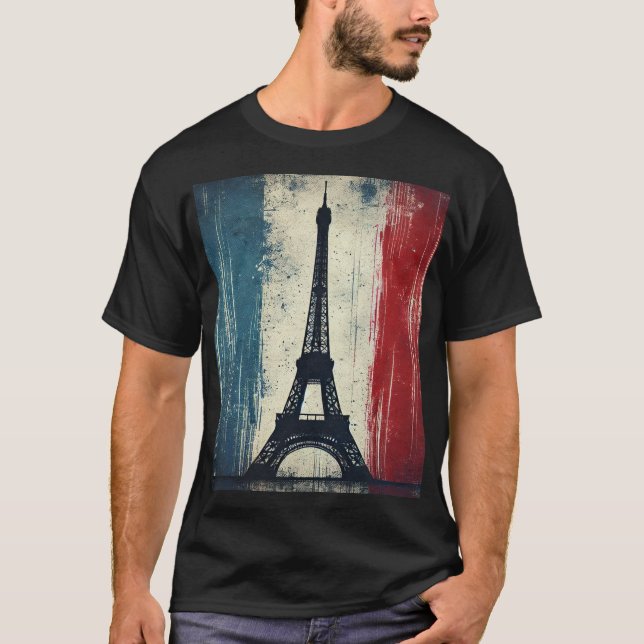 Camiseta Vive la France! (Frente)