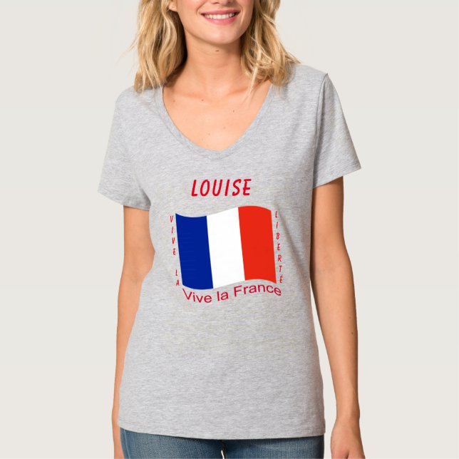 Camiseta Vive la France (França) (Frente)