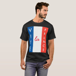 Camiseta Vive La France French Flag Personalizável