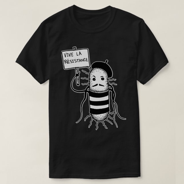 Camiseta Vive La Resistance (Frente do Design)