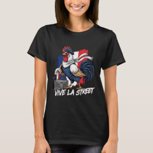 Camiseta Vive La Street - Teto Gráfico de Streetwear Urbano