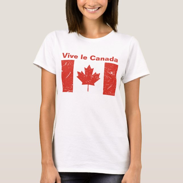 Camiseta Vive le Canada (Frente)