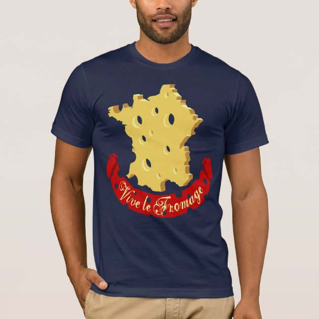 Camiseta Vive le Fromage (Frente)