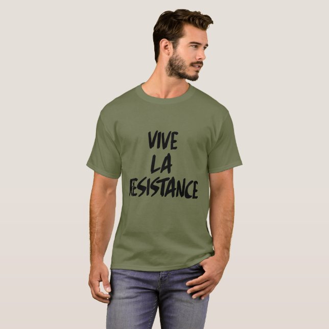 CAMISETA VIVE LE RESISTÊNCIA (Frente Completa)