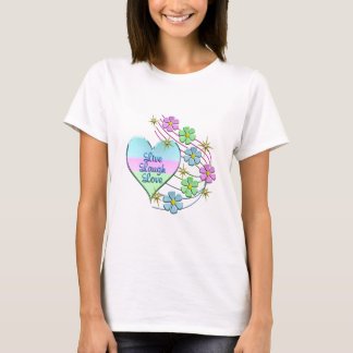Camiseta Vive o amor do riso
