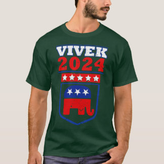 Camiseta Vivek Ramaswamy 2024 Uma nova onda na Po Presidenc