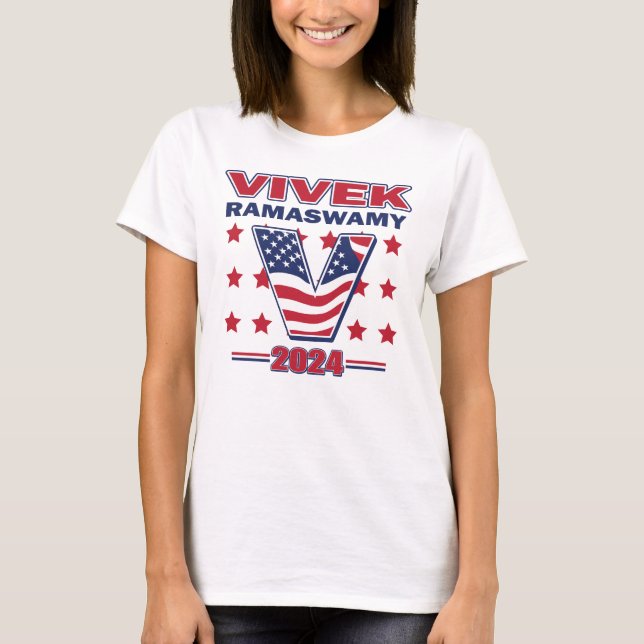 Camiseta Vivek Ramaswamy para o Presidente (Frente)
