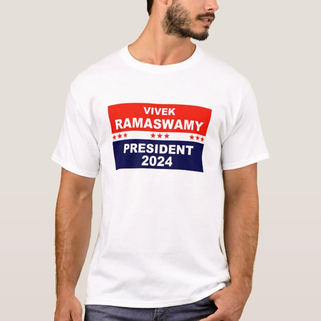 Camiseta Vivek Ramaswamy Presidente 2024 (Frente)