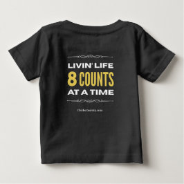 Camiseta "Vivendo a Vida 8 Contagens de Cada Vez" BABY Cami