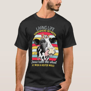 Camiseta Vivendo a Vida Bezerrã Desejo Que Uma Bezerrã Dari
