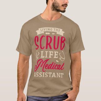 Camiseta Vivendo a vida de esfregão Presentes médicos para