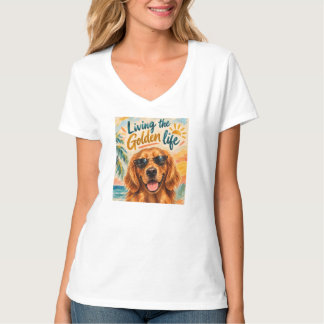 Camiseta - Vivendo a Vida Dourada