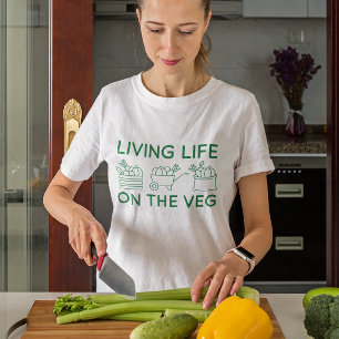 Camiseta Vivendo A Vida No Veg