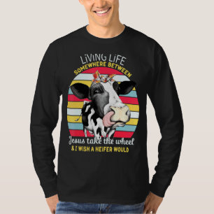 Camiseta Vivendo a Vida Novilha Eu Desejo Que Uma Novilha F