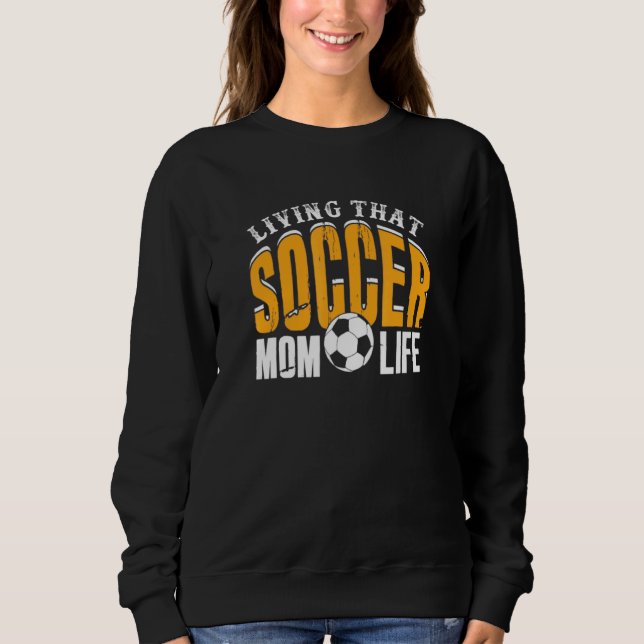 Camiseta Vivendo Aquela Vida Da Mãe De Futebol (Frente)