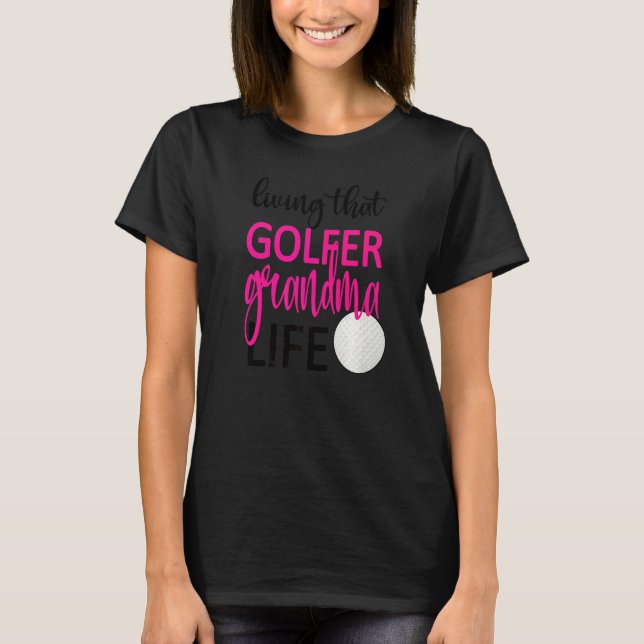 Camiseta Vivendo Aquela Vovó De Golfe (Frente)